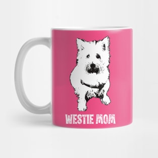 Westie Mom West Highland White Terrier Design Mug